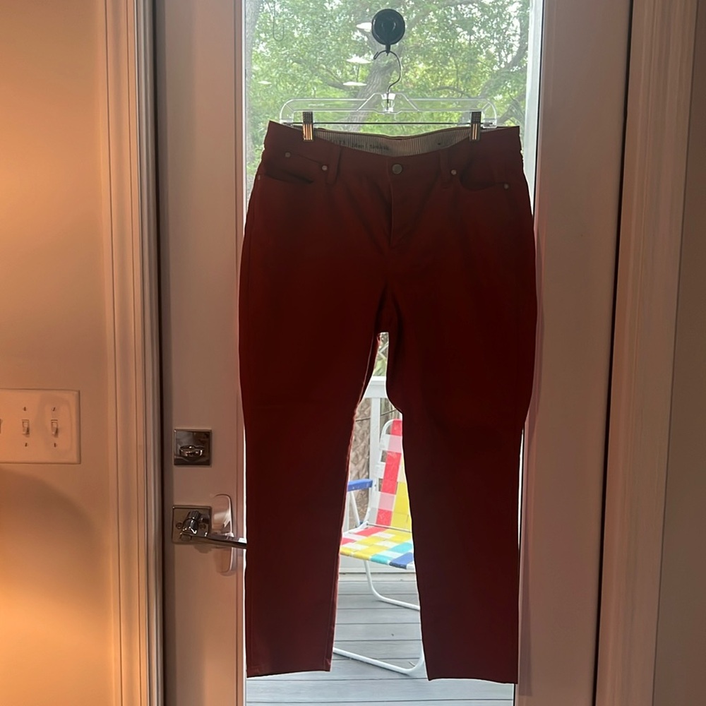 Talbots WP, Orange, Slim Ankle jeans